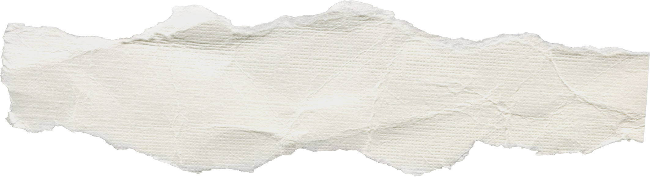 Scrap of Crumpled White Paper